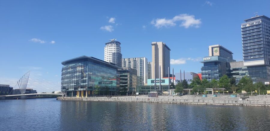 Manchester: Media City & The Quays Guided Walking Tour - Frank’s guiding style and the importance of the headset