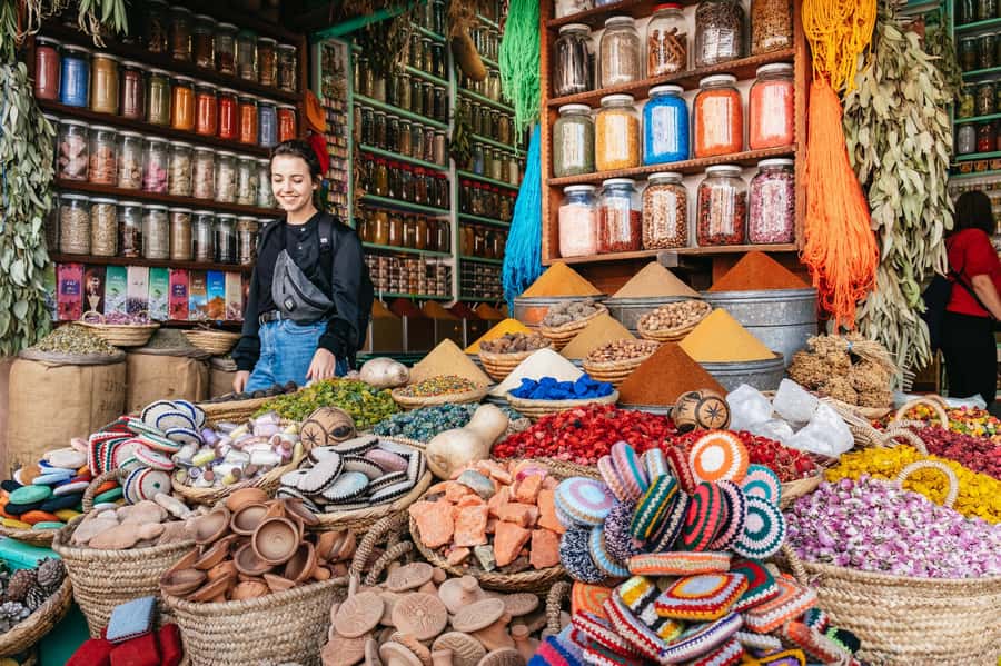 Marrakech: Colorful Medina Souks Guided Walking Tour - Starting at Café de France and Jemaa el-Fnaa