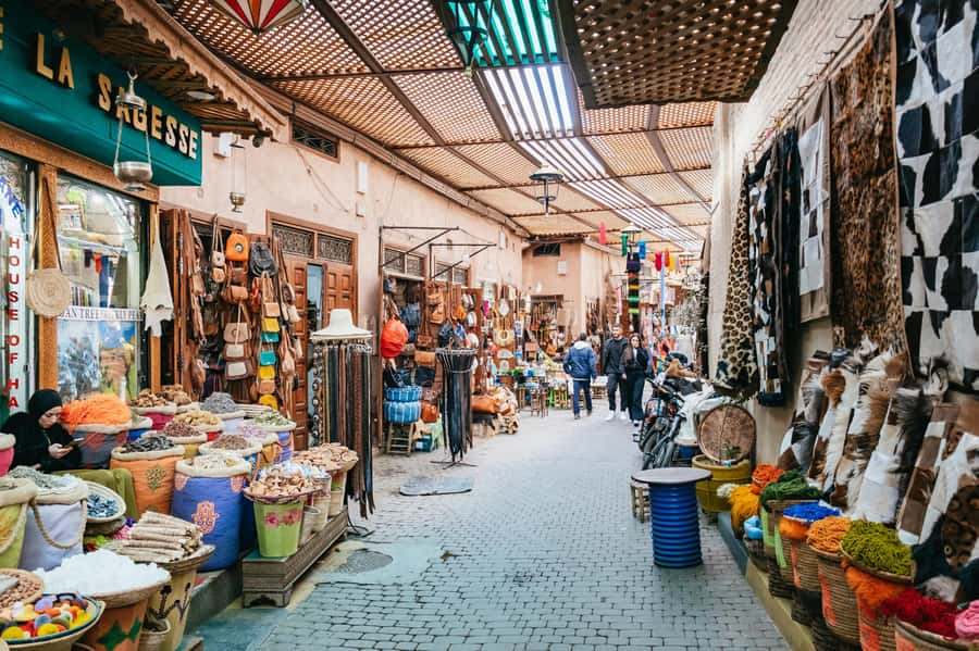 Marrakech: Colorful Medina Souks Guided Walking Tour - Rahba Kedima and the sensory side of the market