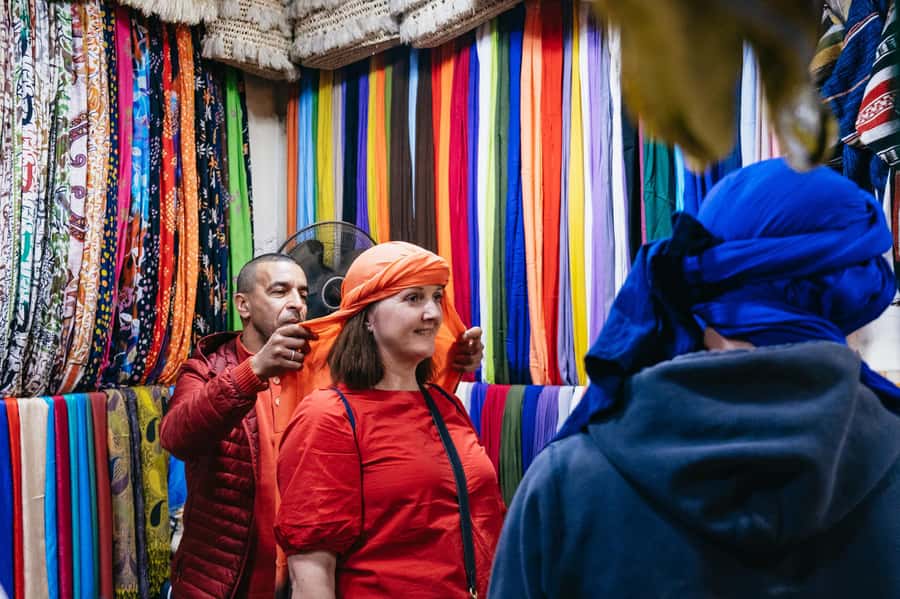 Marrakech: Colorful Medina Souks Guided Walking Tour - Souk Semmarine, the main shopping spine
