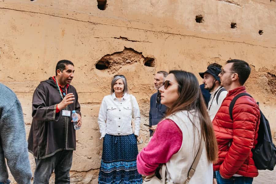 Marrakech: Saadian Tombs & Bahia Palace, Medina Guided Tour - The Mellah and Marrakech’s layered past