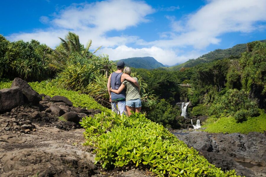Maui: Guided Rainforest and Waterfall Walk & Swim - Reaching the waterfall pool