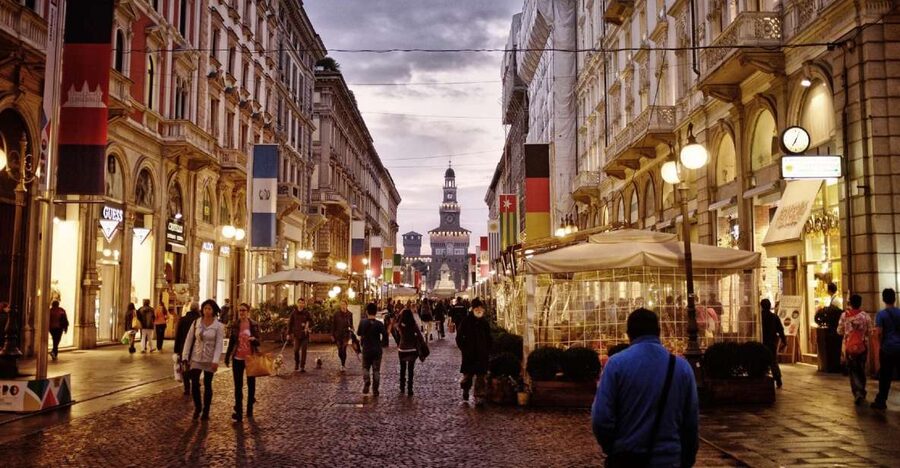 Milan by Night 2-Hour Walking Tour - From castle courtyards toward La Scala
