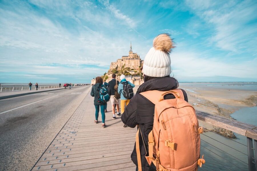Mont Saint Michel: Walking Tour & Optional Abbey Ticket - Walking the Grande Rue toward the Abbey