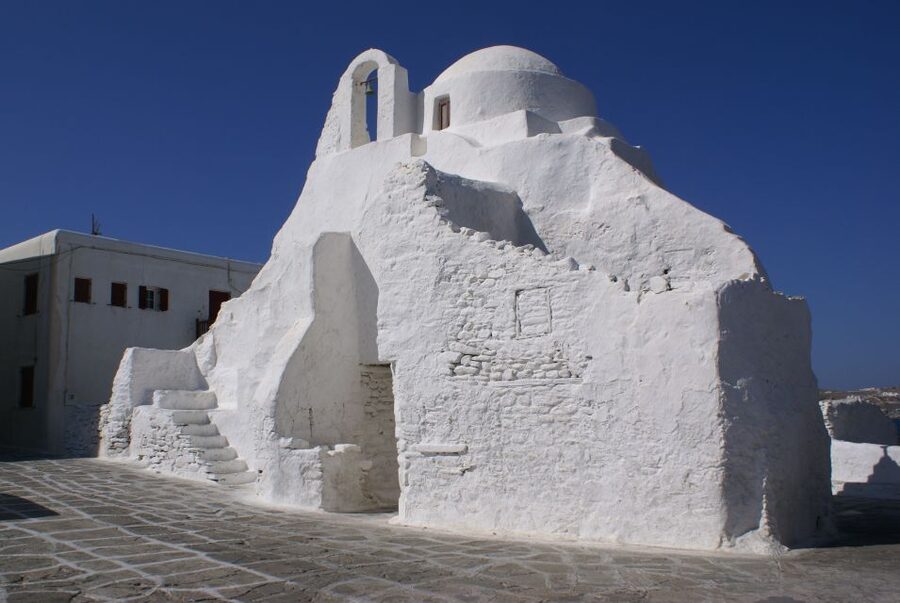 Mykonos: Half-Day City Walking Tour and Island Bus Tour - Ano Mera and the quieter side of the island
