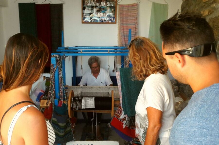 Mykonos: Half-Day City Walking Tour and Island Bus Tour - Fabrika Square: an important meeting point