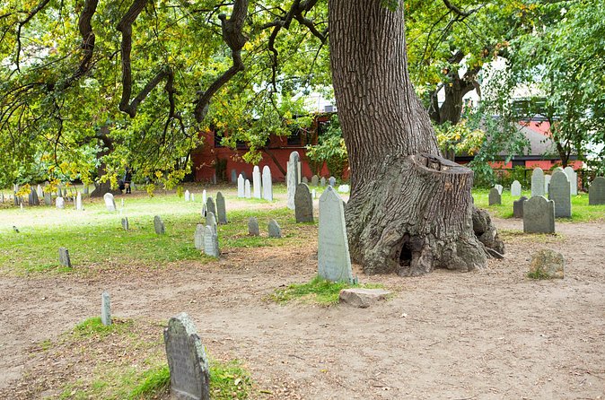 Mysteries and Murders of Salem Guided Night-Time Walking Tour - The Burying Point and the limits of the cemetery stop