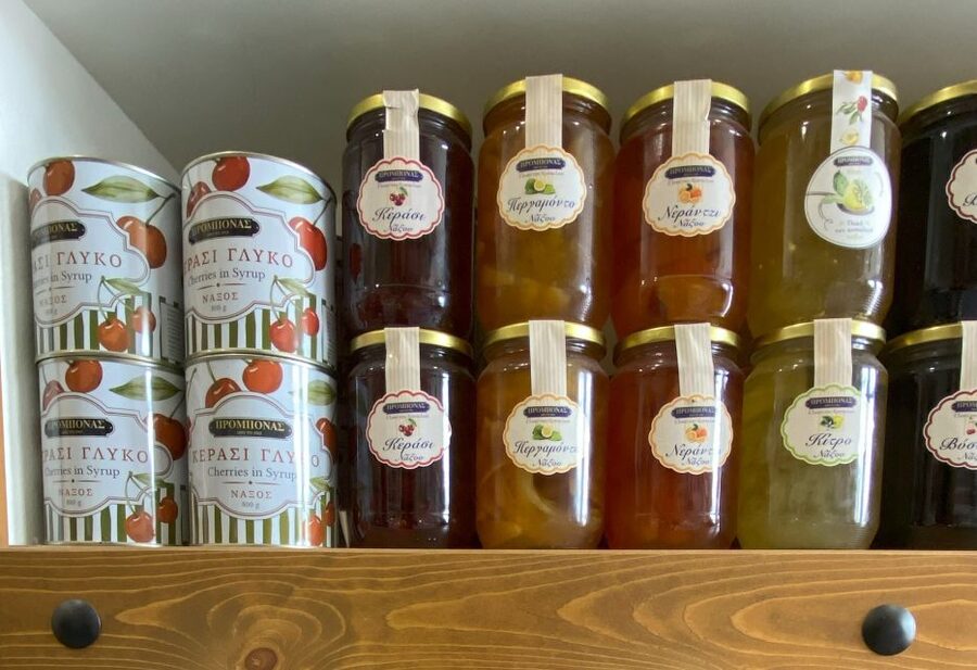 Naxos: Food Walking Tour & Cooking Class with Meal & Drinks - Cooking with Ms. Mimosa at a family taverna