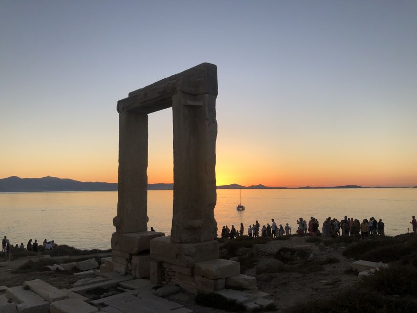 Naxos Town Sunset Walk - Reaching Apollo’s Portara at the right moment