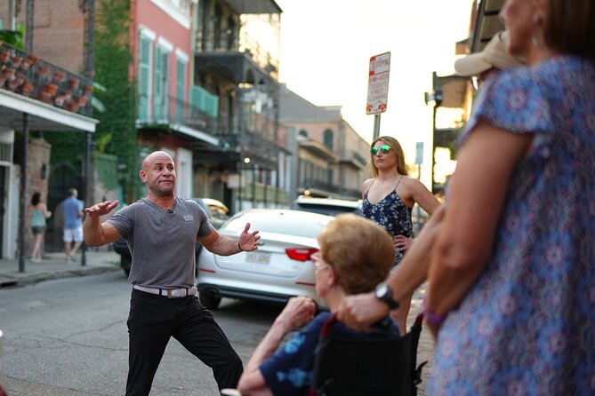 New Orleans Adults-Only True Crime and Ghost Walking Tour - Ghost Bar and the quiet lane at Exchange Place