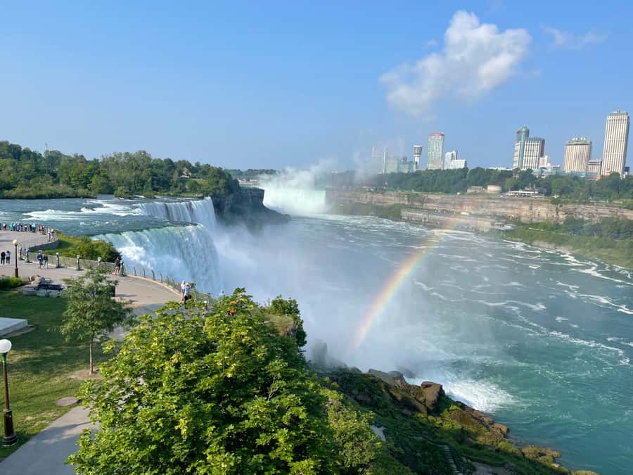 Niagara Falls, NY: Maid of the Mist Boat and Walking Tour - Observation Tower: a high view before the close-up