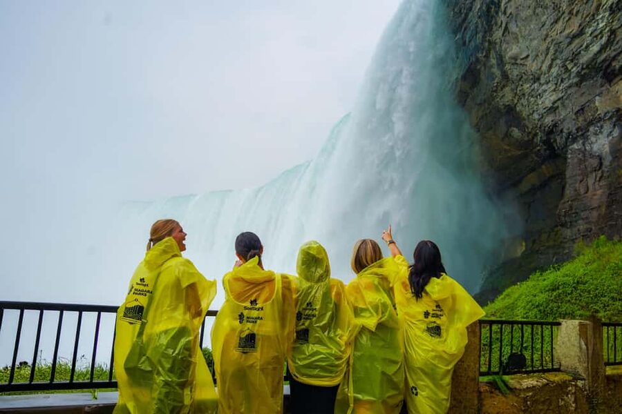 Niagara Falls: Walking Tour, Journey Behind Falls, & Cruise - Walking the Niagara area with a guide