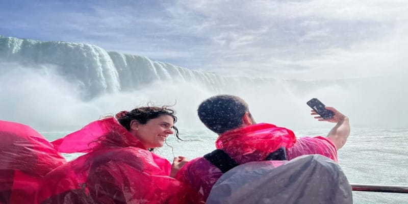 Niagara Falls: Walking Tour, Journey Behind Falls, & Cruise - The Voyage to the Falls cruise and the spray zone