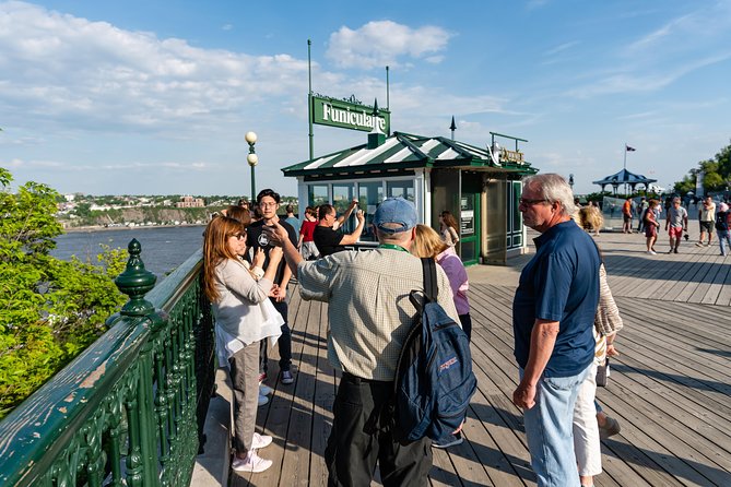 Old Quebec Classique Walking Tour with Funicular - The Funicular ride and the St. Lawrence view