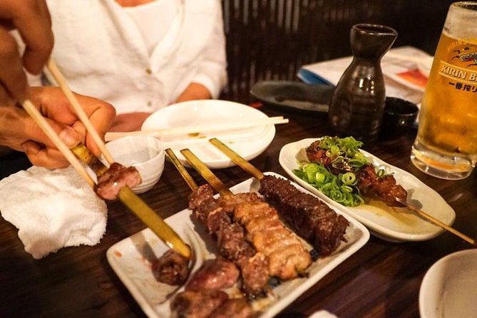 Osaka Bar Hopping Night Walking Tour in Namba (3 bars, 6 tastes) - Stop one, three venues around Minami
