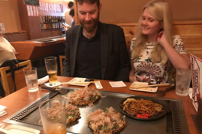 Osaka Local Foodie Walking Tour in Dotonbori and Shinsekai - Okonomiyaki and the cooking experience