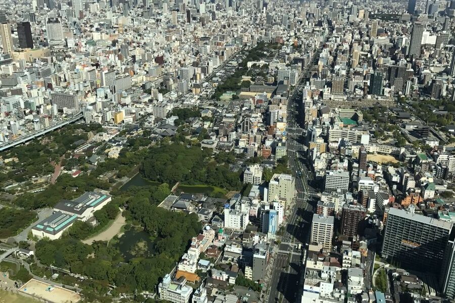 Osaka: Main Sights and Hidden Spots Guided Walking Tour - Harukas, city views, and a department-store food hall