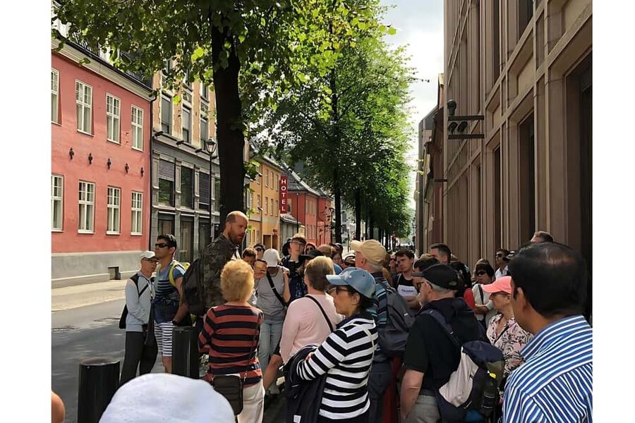 Oslo: Guided Walking Tour of Central Oslo with Local Guide - Akershus Fortress brings the medieval city into view