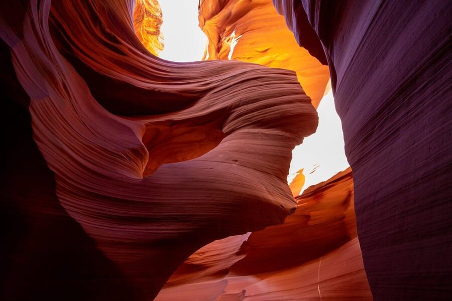 Page: Lower Antelope Canyon Walking Tour with Navajo Guide - Inside the canyon: curves, color, and moving air