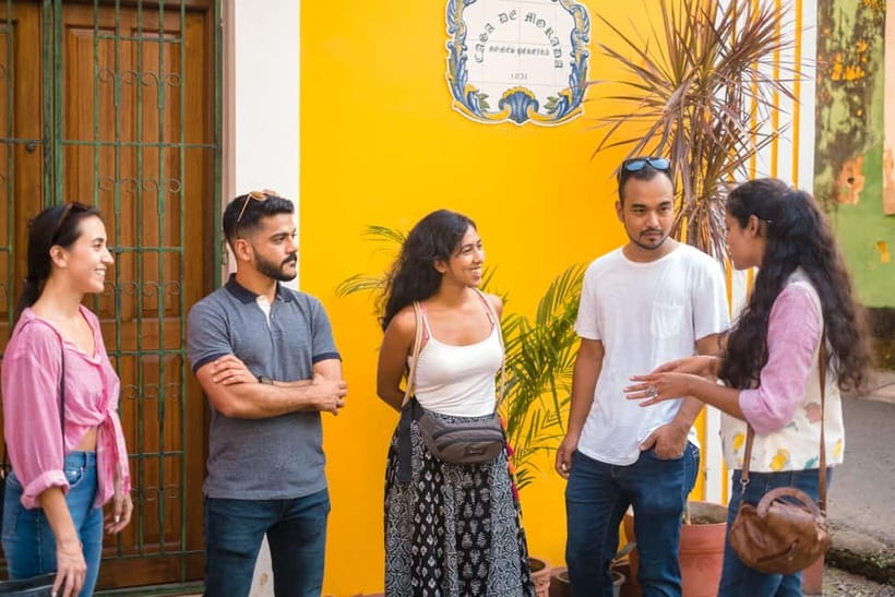 Panaji: Heritage Walk through Goa's Latin Quarter - Tobacco Square and the first streets of Fontainhas