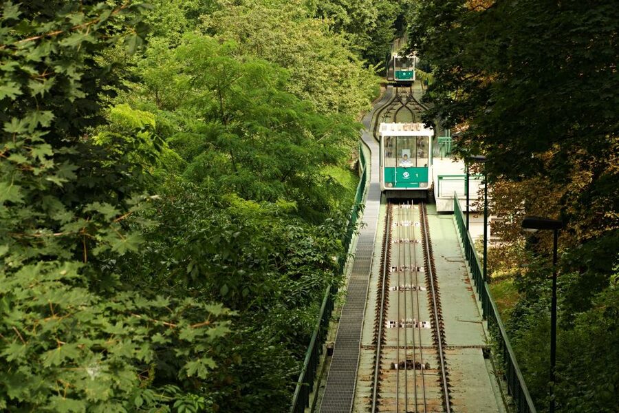 Panoramic Views of Prague Evening Walking Tour - Reaching Petřín Hill by funicular or tram