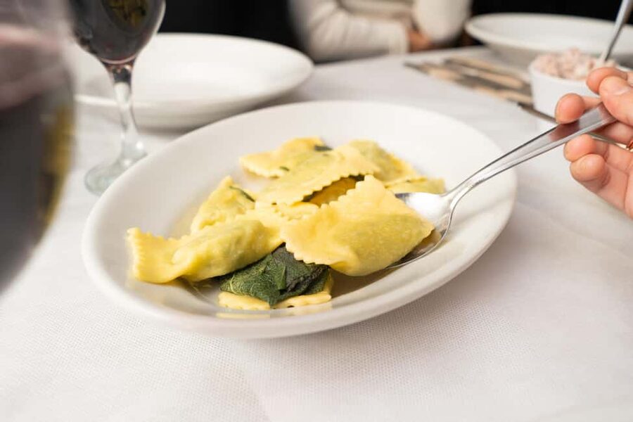 Parma: A Full Meal Walking Food Tour with a Local - Handmade tortelli at the lunch stop