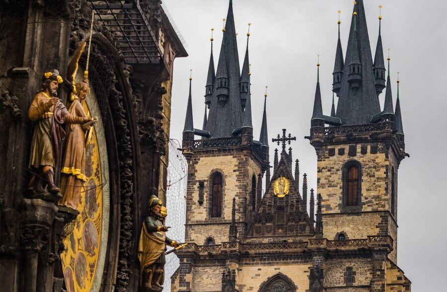 Prague: 3-Hour Walking Tour of Old Town & Prague Castle - Crossing Charles Bridge with stories at every statue