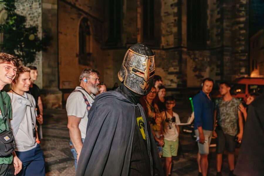 Prague: Ghost Walking Tour Where Legends Come To Life - Old Town Square and the skeleton on the clock