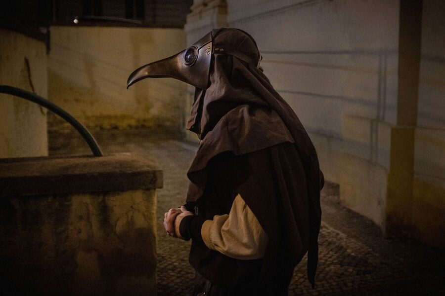 Prague: Plague Doctor Old Town History Walking Tour - Meeting the doctor near the Clementinum