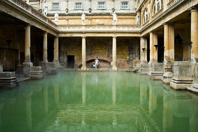 Roman Baths and Bath City Walking Tour - Entering the Roman Baths and its hot pools