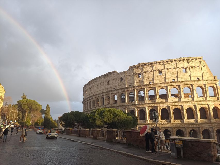 Rome: Colosseum, Palatine Hill, & Roman Forum Walking Tour - Entering the Colosseum’s first and second levels