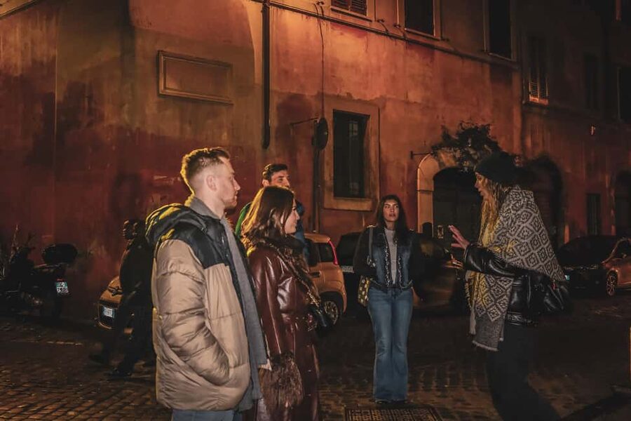 Rome Night Mysteries Guided Walking Tour - Piazza Farnese and the first change of mood