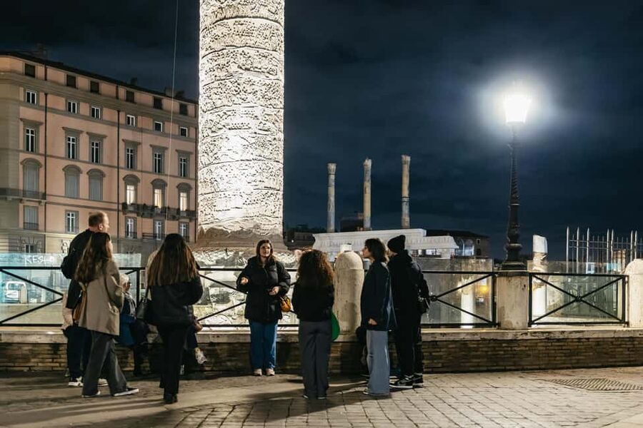 Rome: Small-Group City Highlights Moonlight Walking Tour - Trevi Fountain is the evening centerpiece