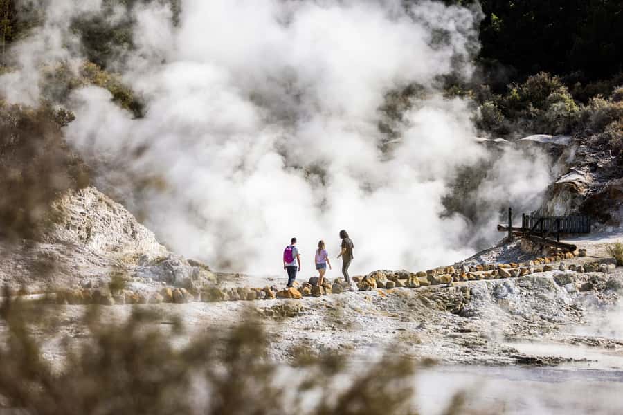 Rotorua: Hell's Gate Geothermal Walk - Practical warnings near the pools