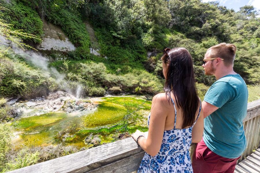 Rotorua: Waimangu Volcanic Valley Ticket & Self-Guided Walk - The first walk through the geothermal valley
