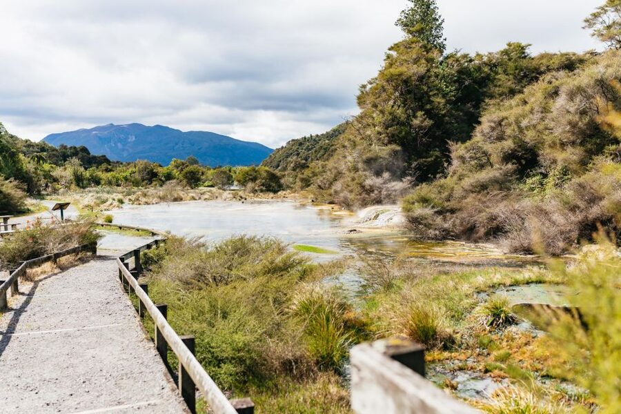 Rotorua: Waimangu Volcanic Valley Ticket & Self-Guided Walk - Echo Crater and the volcanic story underfoot