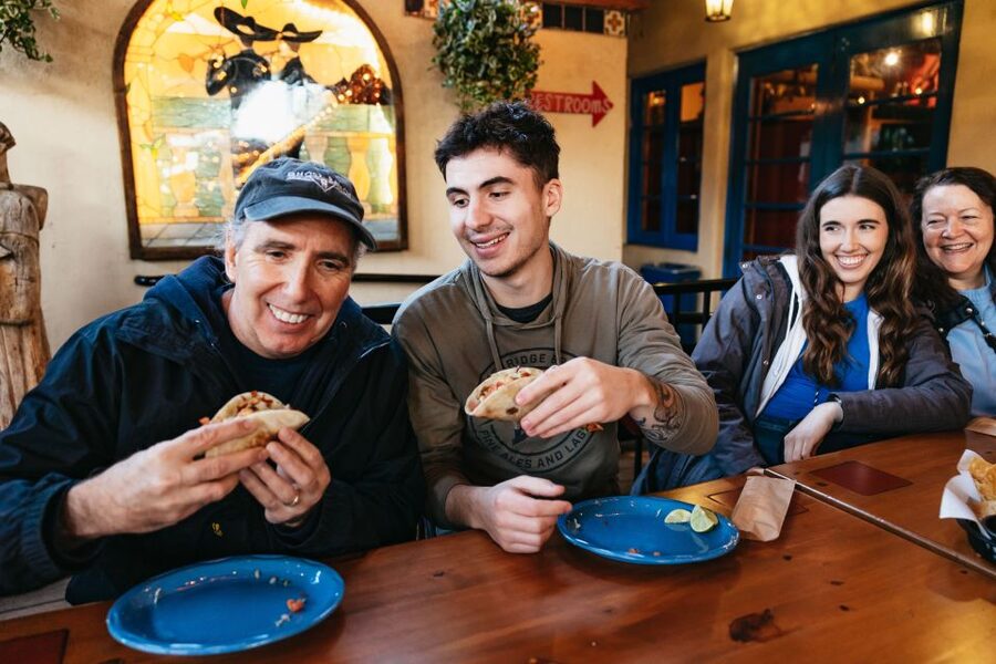 San Diego: Old Town Tequila and Tacos Walking Food Tour - Café Coyote and the opening stories
