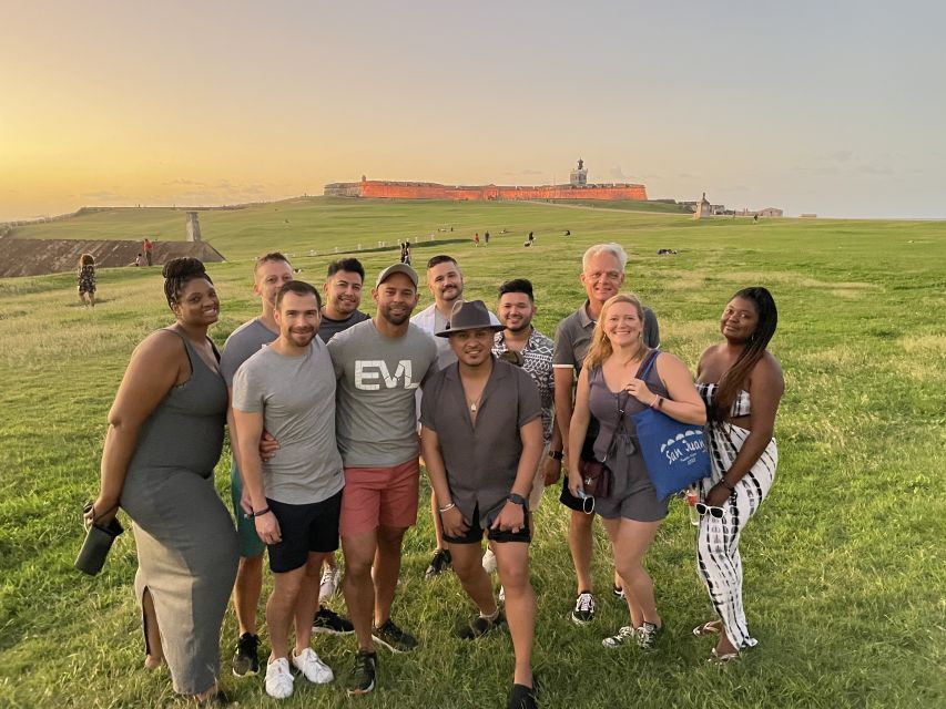 San Juan: Old Town Sunset Walking Tour - Passing El Morro as the light fades