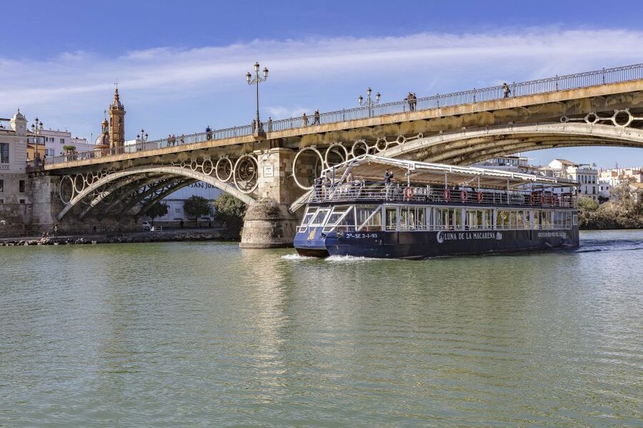 Seville: Panoramic Cruise, Hop-On-Hop-Off Bus & Walking Tour - Maria Luisa Park and Plaza España