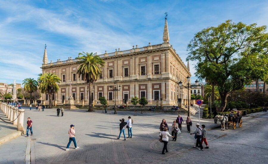 Seville: Small-Group City Highlights Walking Tour - Seville Cathedral and the Giralda from outside