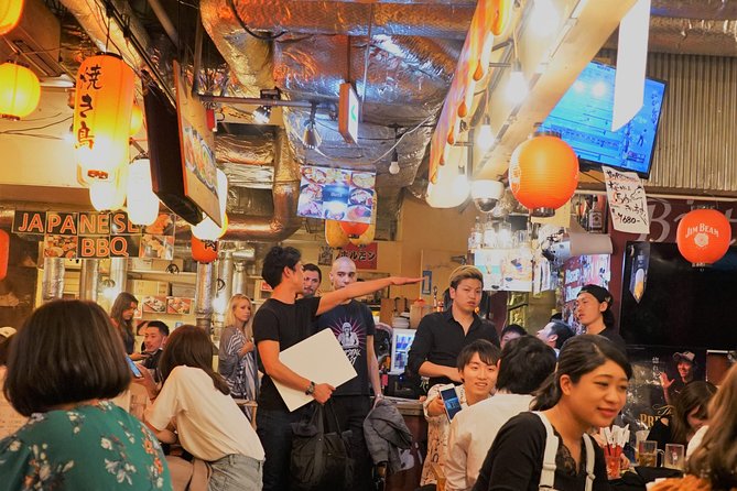 Shibuya Meltdown Nightlife Tour: All-You-Can-Drink Bar Hopping - The meat alley: wagyu, sake, and your first proper meal