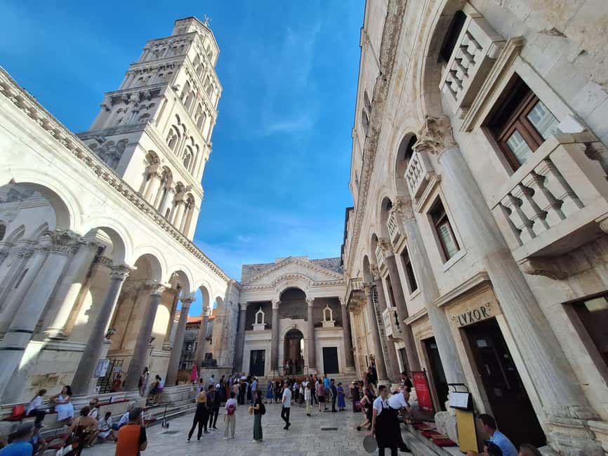 Split: City Walking Tour w/ Game of Thrones Locations - Peristyle and the ceremonial heart of the palace