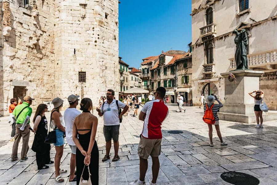 Split: Diocletian Palace & Old Town Guided Walking Tour - The palace cellars and the emperor’s quarters