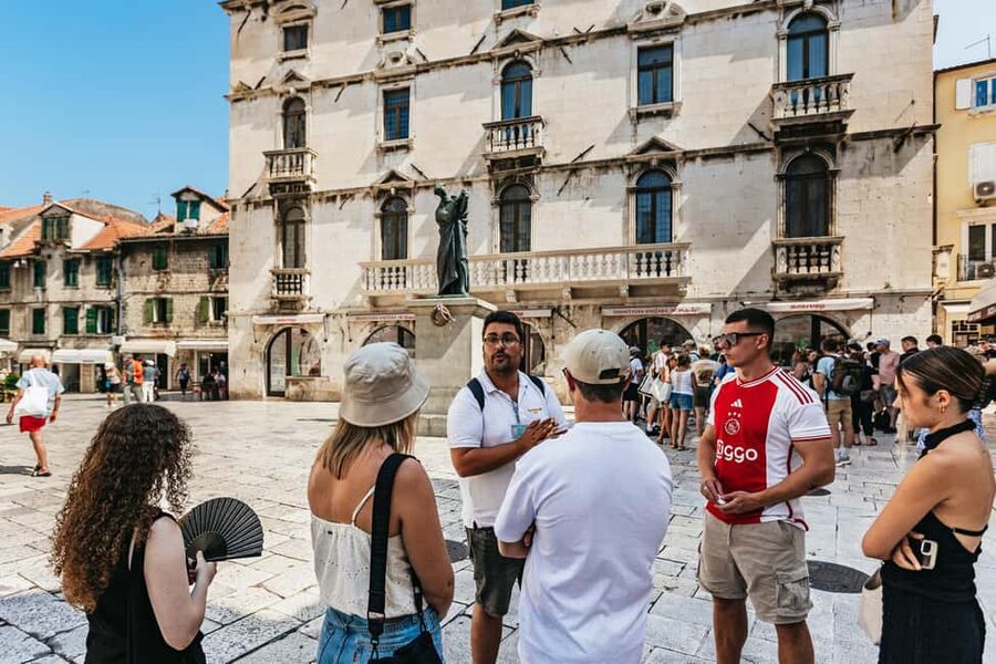 Split: Diocletian Palace & Old Town Guided Walking Tour - Town Hall, Fruit Square, and later Split