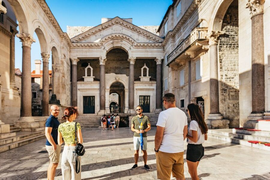 Split: Old Town and Diocletian Palace Walking Tour - Entering through the Golden Gate