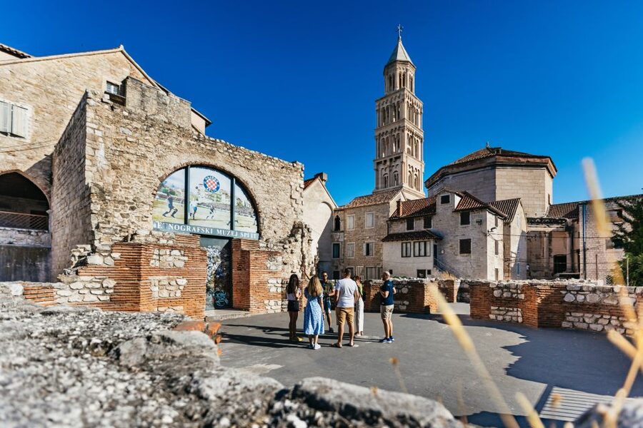 Split: Old Town and Diocletian Palace Walking Tour - The Riva, Marjan Hill, and the Adriatic