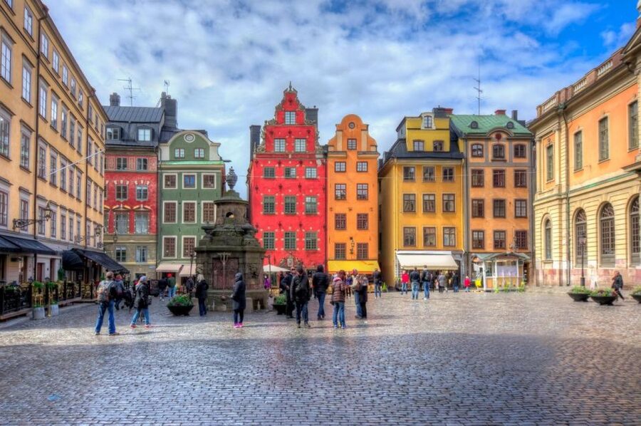 Stockholm: Walking tour of Gamla Stan, the Old Town - Mårten Trotzigs Gränd, the narrowest street