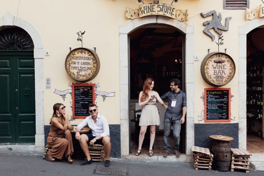 Taormina: Shared or Private Food & Wine Walking Tour - Third stop: pastries, cake, and Sicilian liquors
