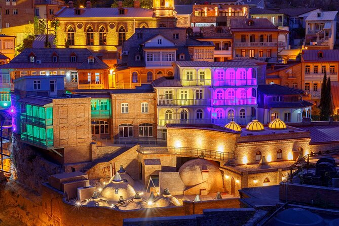 Tbilisi:Evening Walking & Talking Tour with Wine & Boat Ride - Starting at Rose Revolution Square at 6 p.m.
