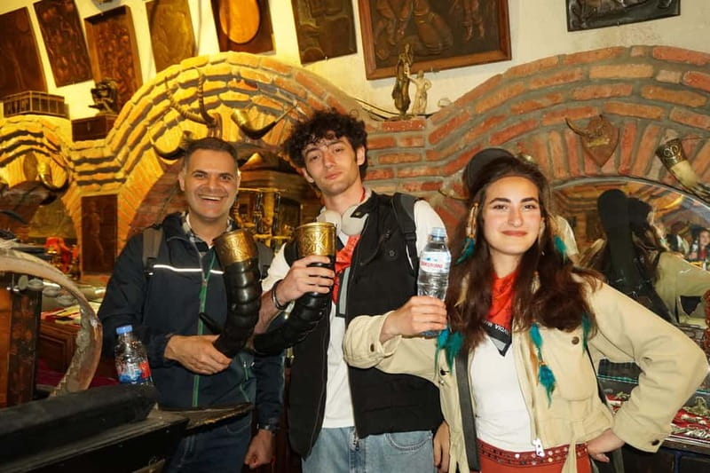 Tbilisi: Evening Walking Tour with Wine & Boat Ride Options - Old Town lanes, balconies, and Shardeni Street